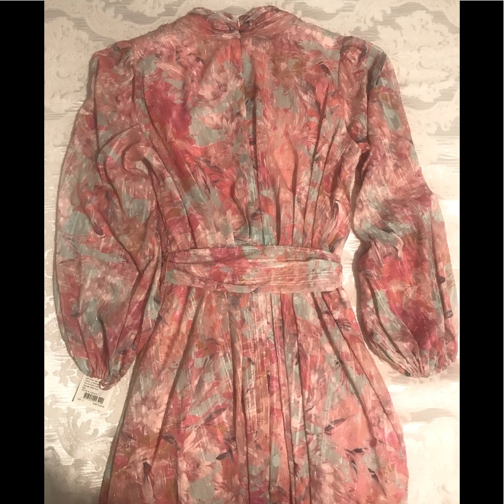 Like new Alex Marie Hayden Tropical Paradise Teal and Pink. Worn a few hours. - Picture 6 of 10